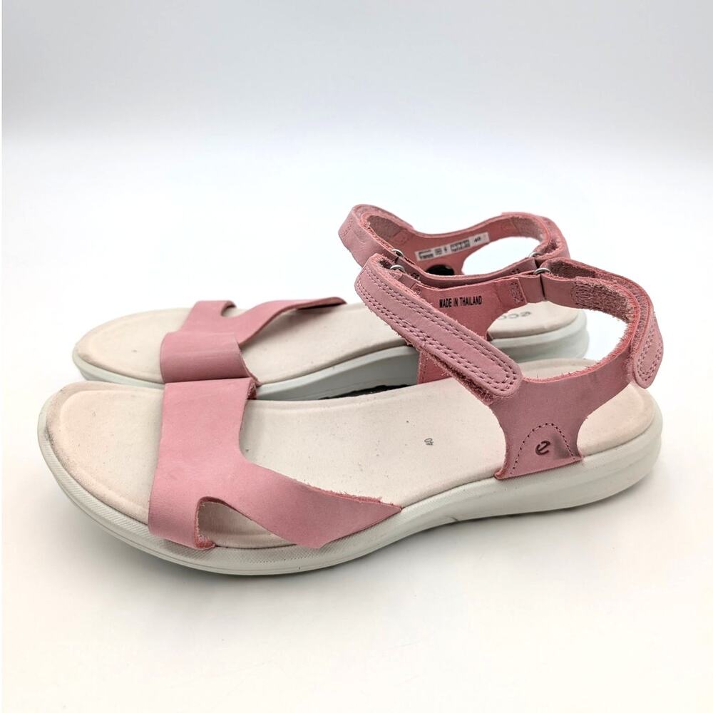 Ecco Cruise II Slide Sandals Adjustable Strap Women's Old Rose Size US9-9.5 EU40